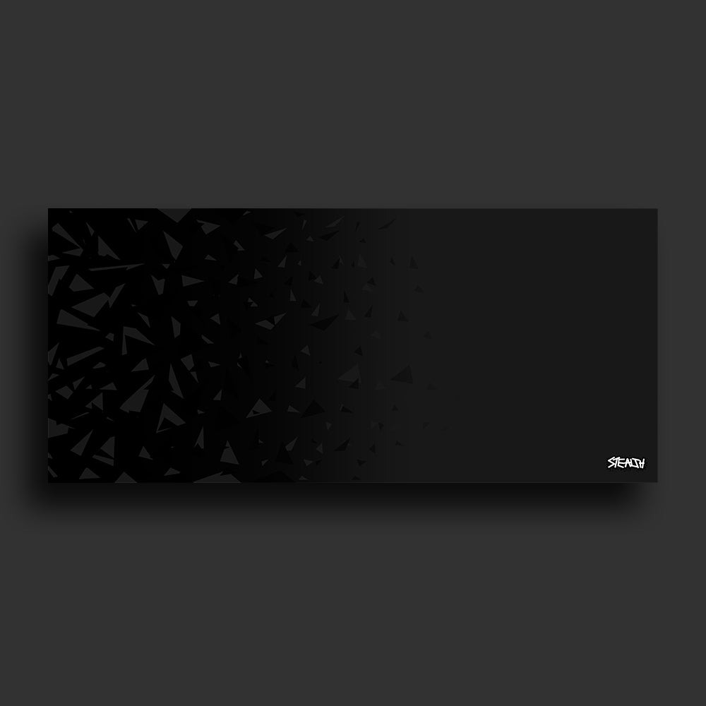 Stealth Gaming - Black Black-Shatter Mouse Pad