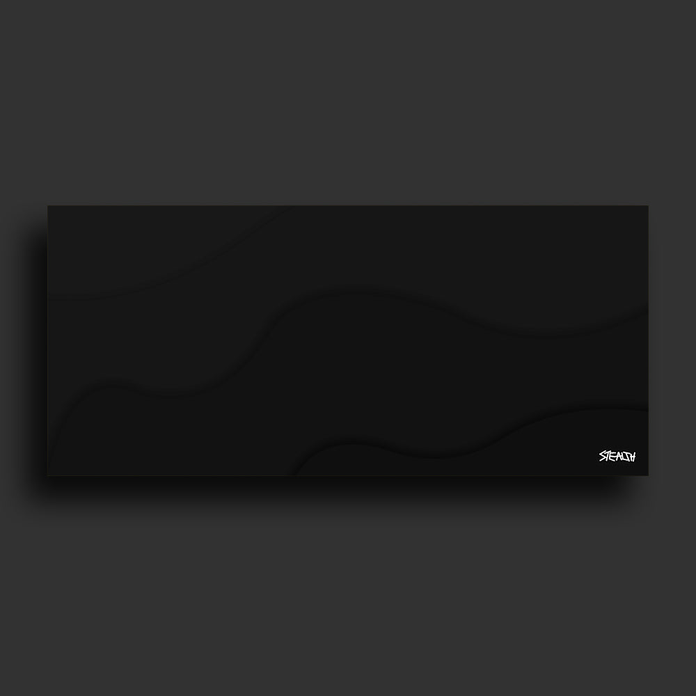 Stealth Gaming - Black Silhouette Mouse Pad