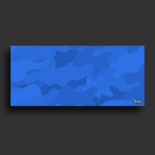 Stealth Gaming - Blue Camo Mouse Pad