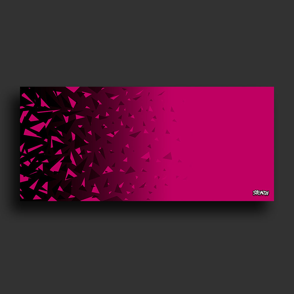 Stealth Gaming - Crimson Black-Shatter Mouse Pad