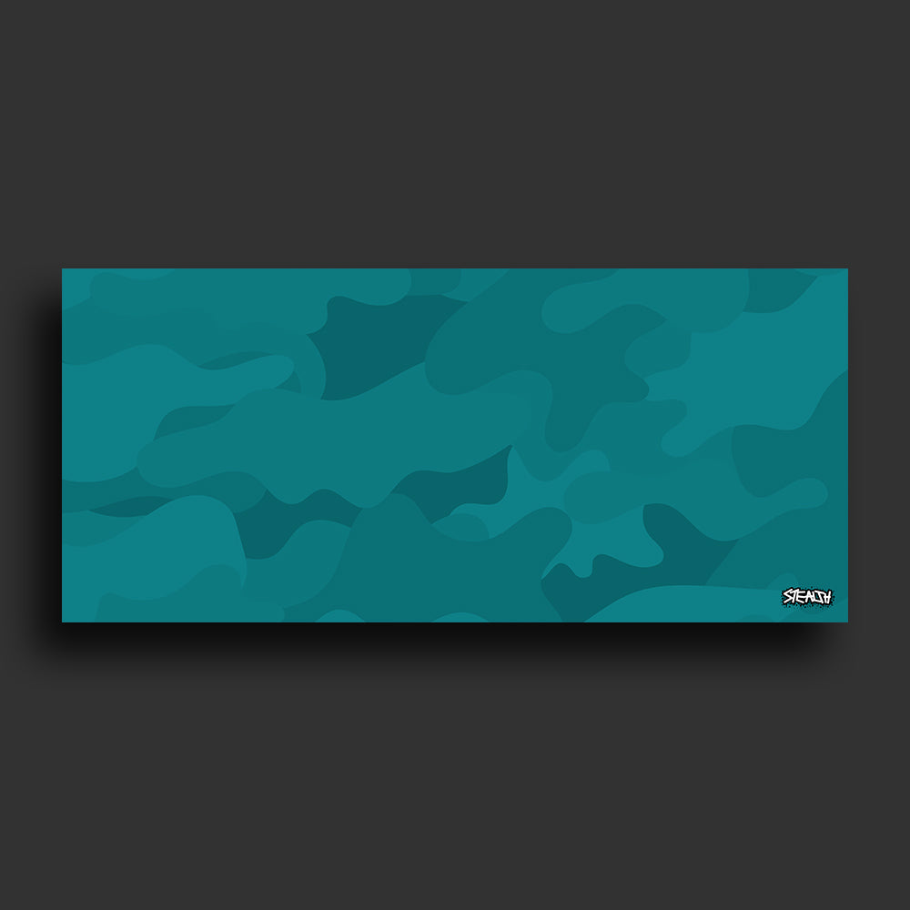 Stealth Gaming - Cyan Camo Mouse Pad