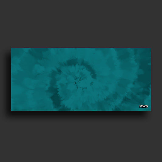 Stealth Gaming - Cyan Tie-Dye Mouse Pad