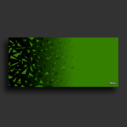 Stealth Gaming - Dark Green Black-Shatter Mouse Pad