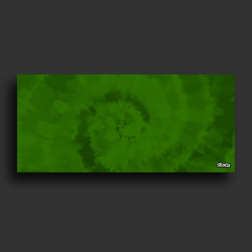 Stealth Gaming - Dark Green Tie-Dye Mouse Pad