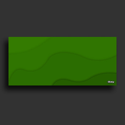 Stealth Gaming - Dark Green Silhouette Mouse Pad