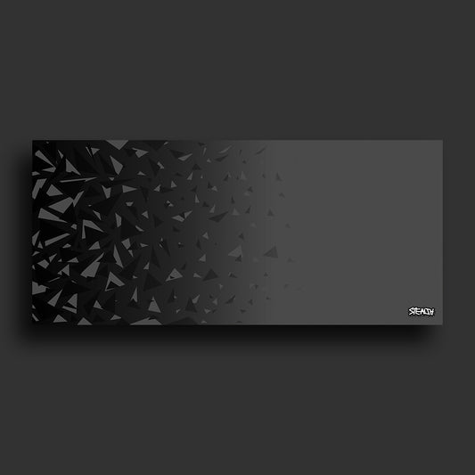 Stealth Gaming - Dark Grey Black-Shatter Mouse Pad