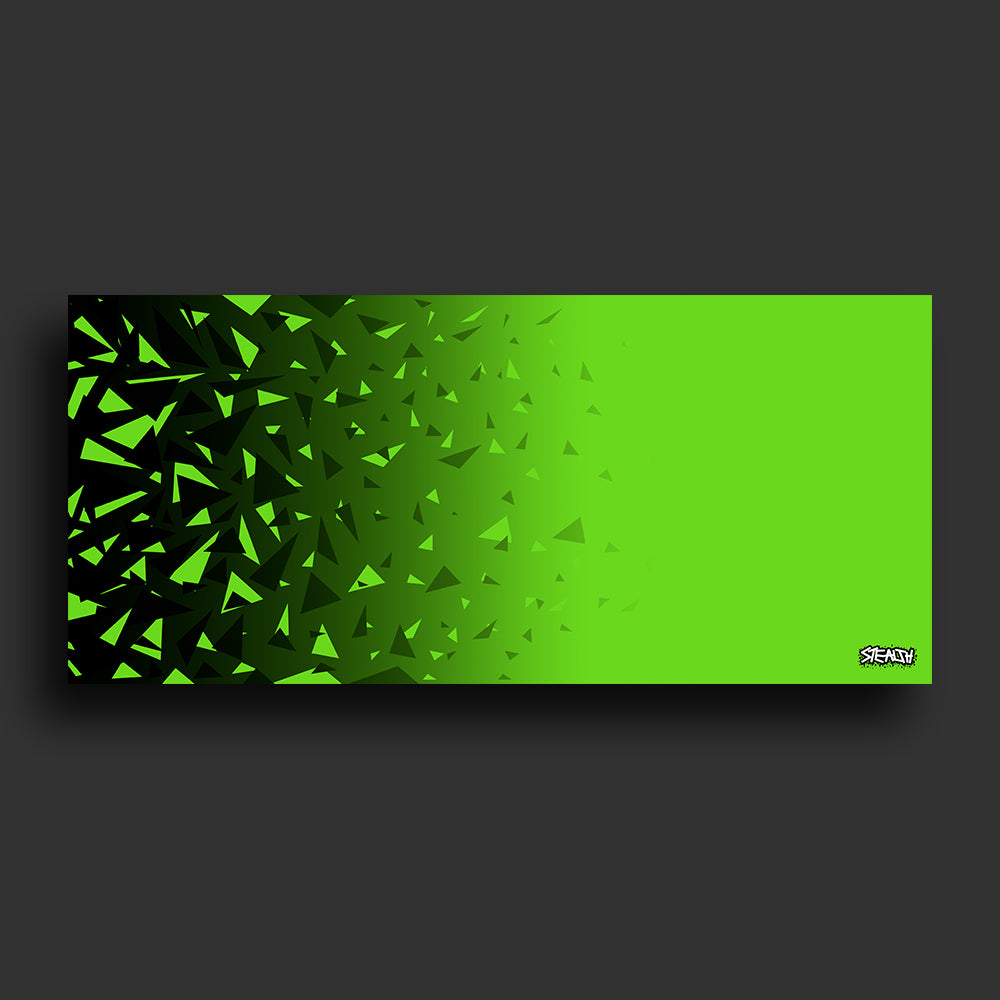 Stealth Gaming - Green Black-Shatter Mouse Pad