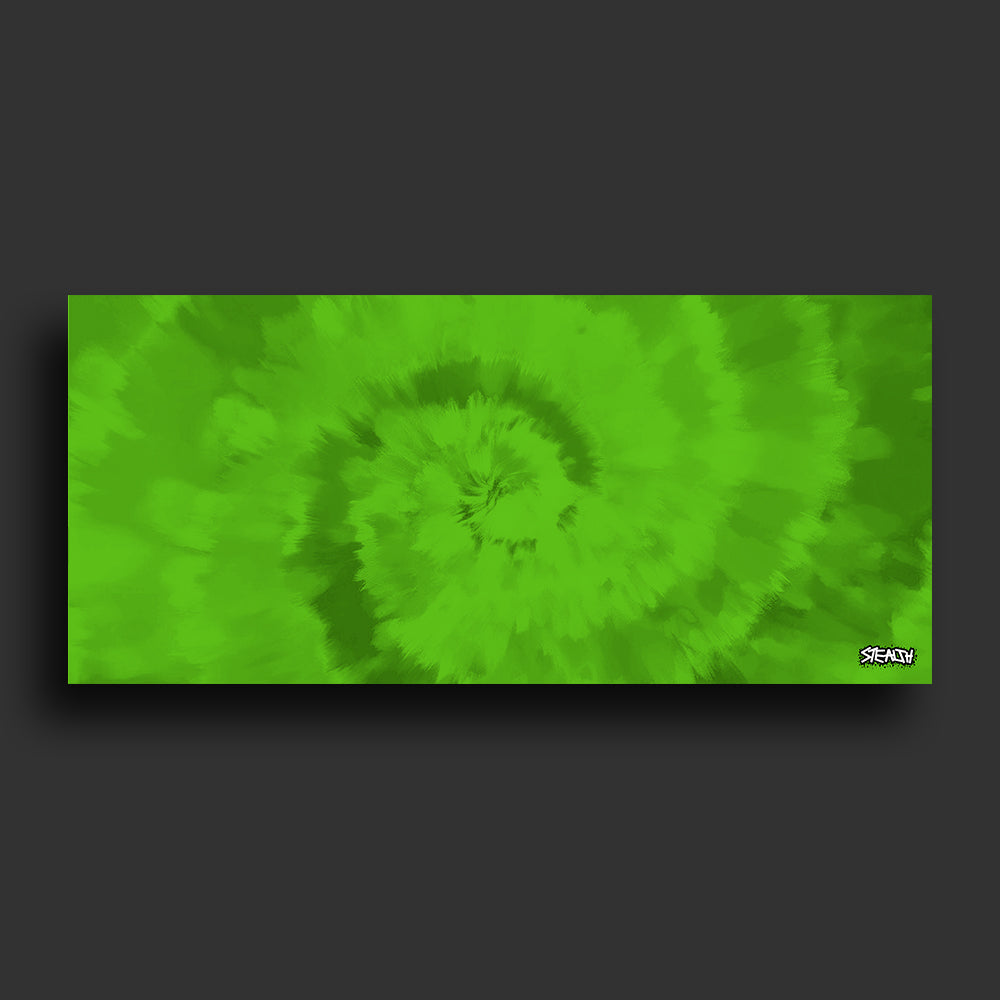 Stealth Gaming - Green Tie-Dye Mouse Pad