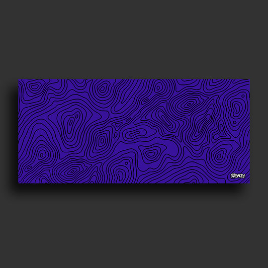 Stealth Gaming - Indigo Topo Mouse Pad