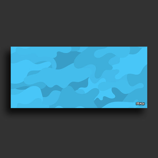 Stealth Gaming - Light Blue Camo Mouse Pad