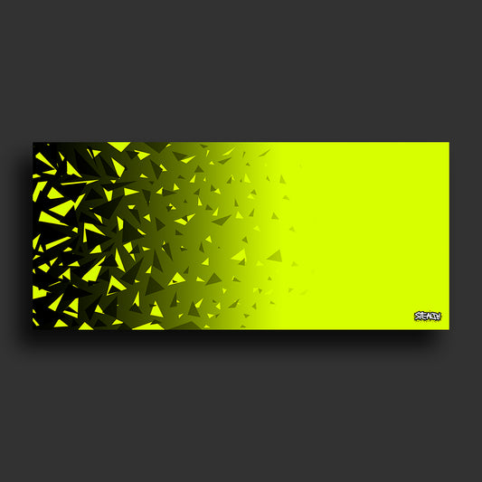 Stealth Gaming - Lime Black-Shatter Mouse Pad