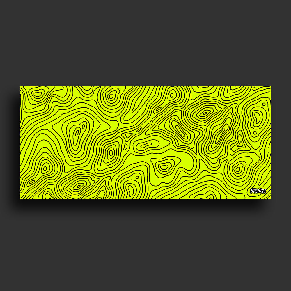 Stealth Gaming - Lime Topo Mouse Pad