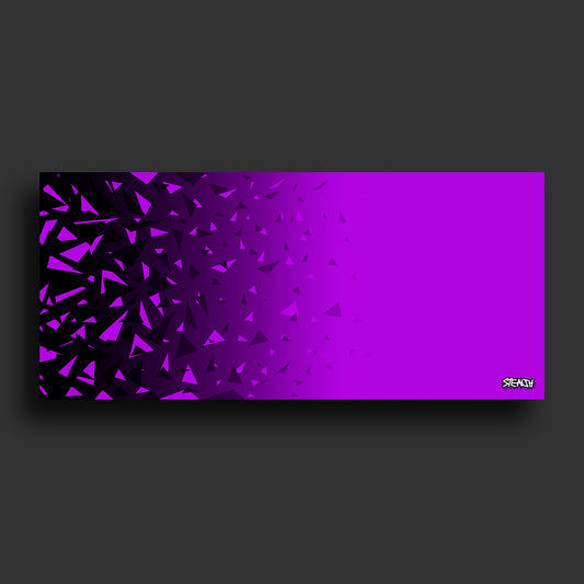 Stealth Gaming - Magenta Black-Shatter Mouse Pad