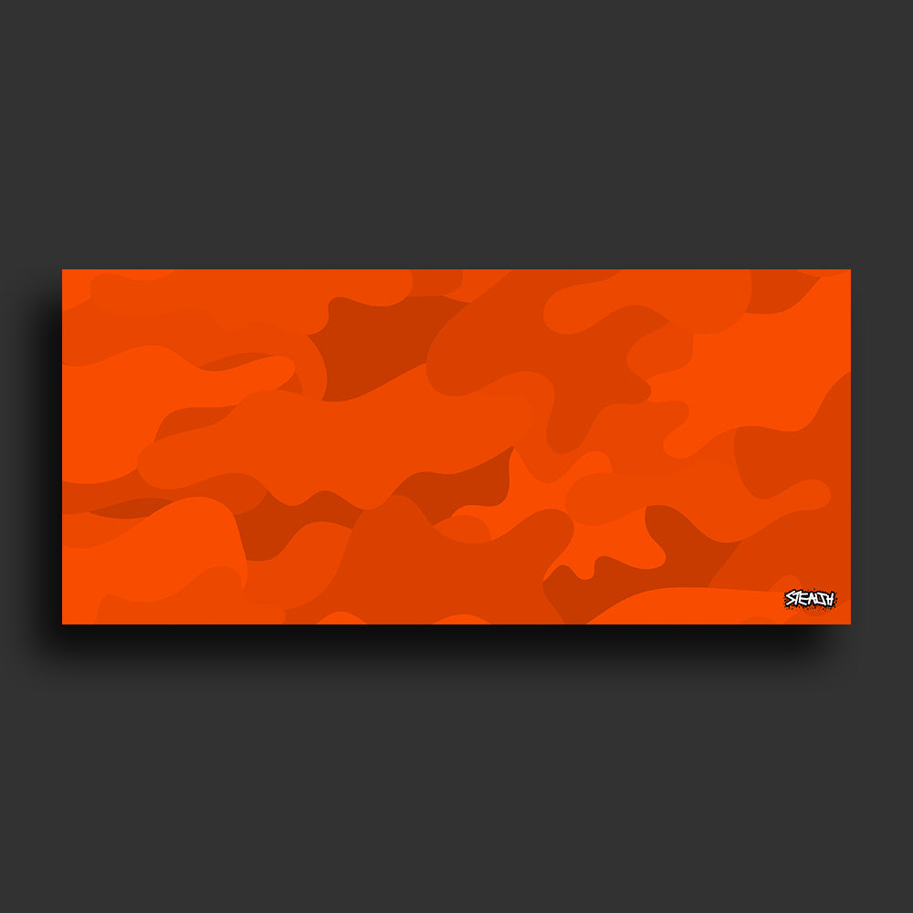 Stealth Gaming - Orange Camo Mouse Pad