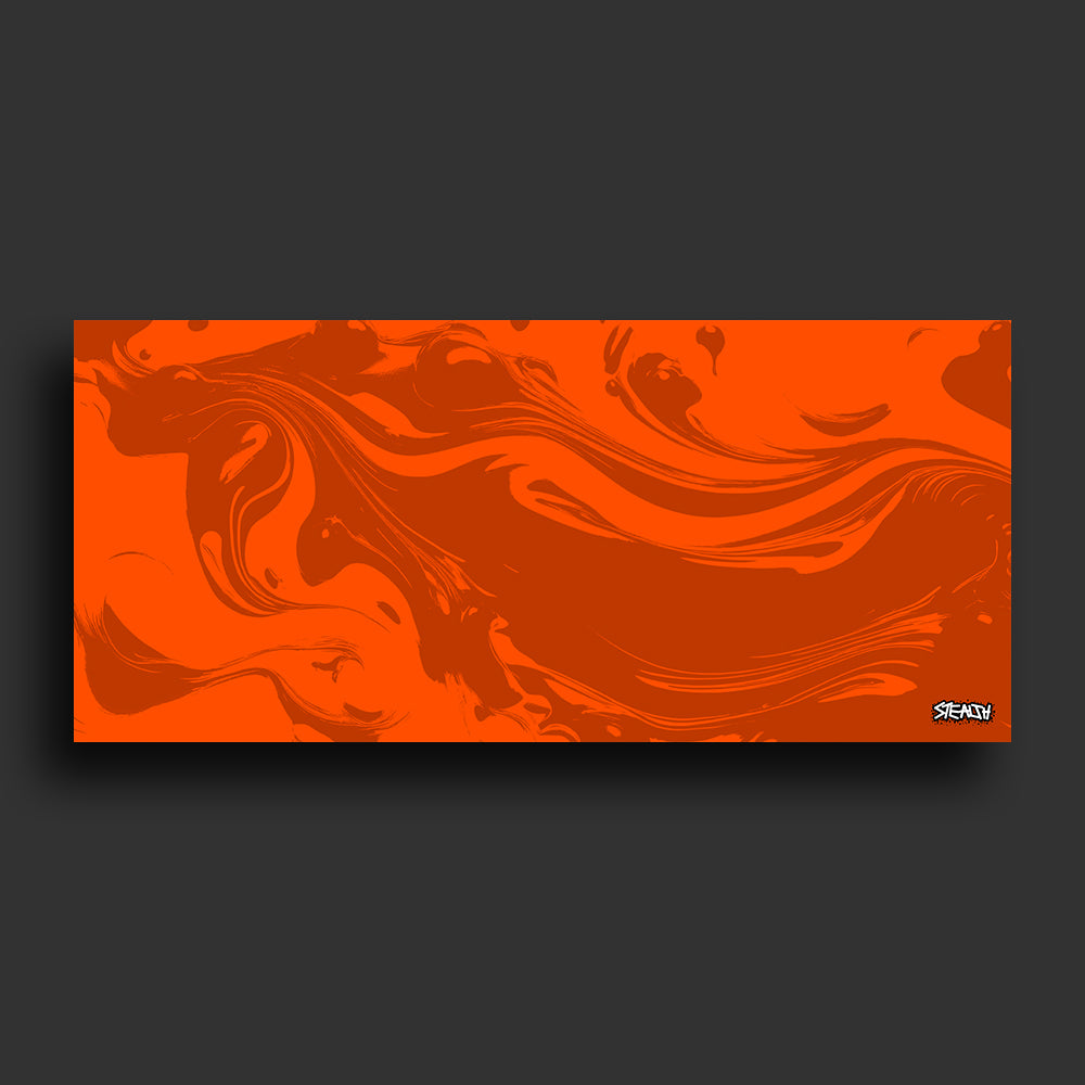 Stealth Gaming - Orange Ink Mouse Pad