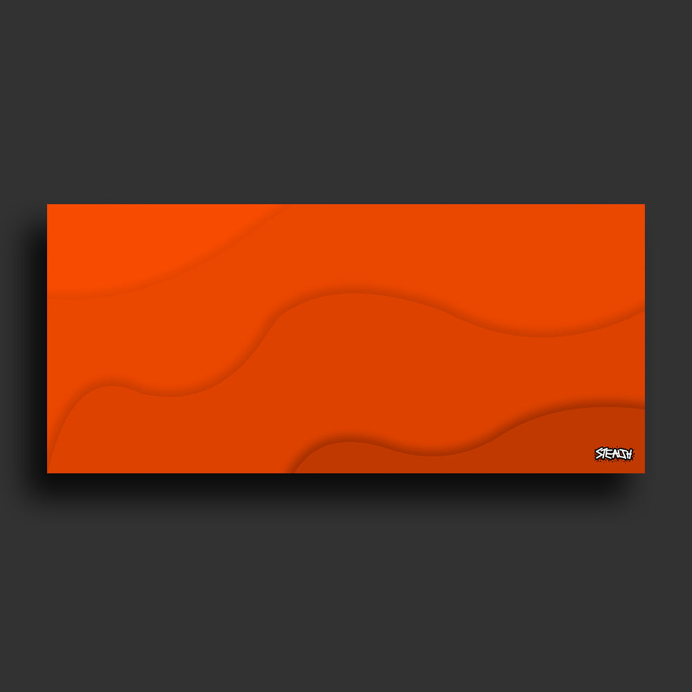 Stealth Gaming - Orange Silhouette Mouse Pad