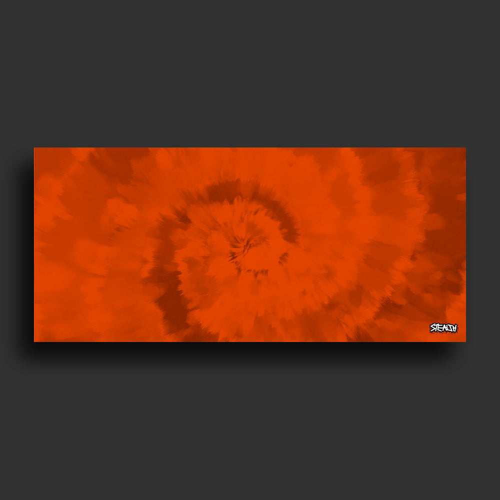 Stealth Gaming - Orange Tie-Dye Mouse Pad