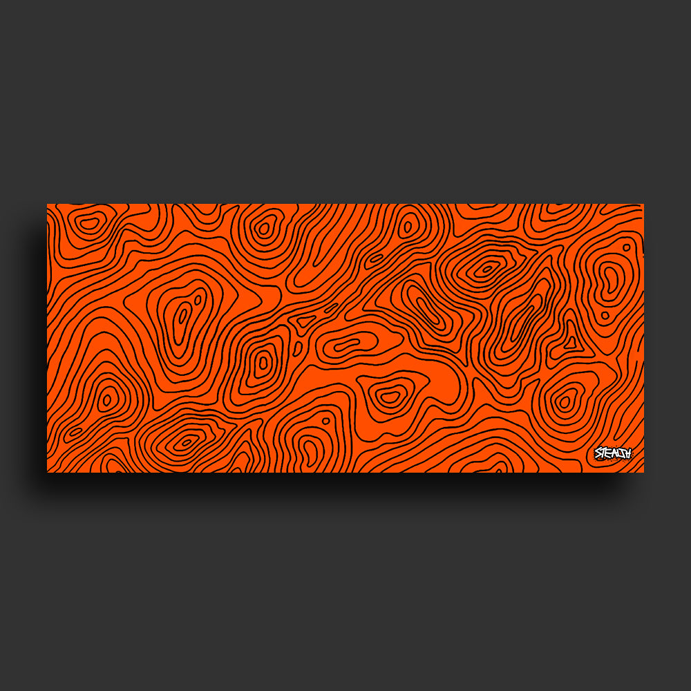 Stealth Gaming - Orange Topo Mouse Pad