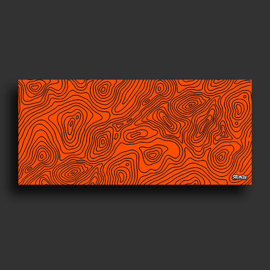 Stealth Gaming - Orange Topo Mouse Pad