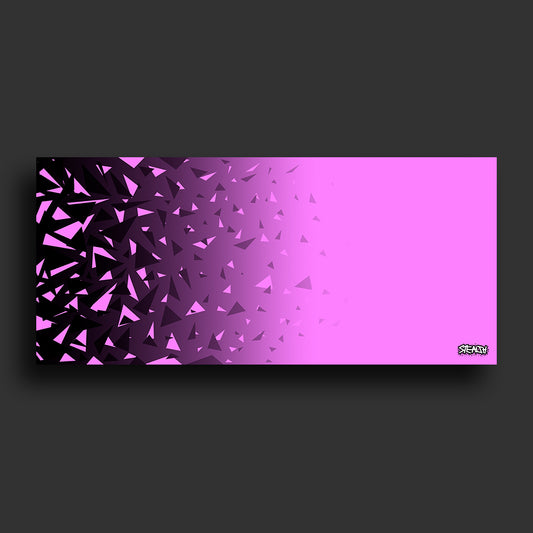 Stealth Gaming - Pink Black-Shatter Mouse Pad