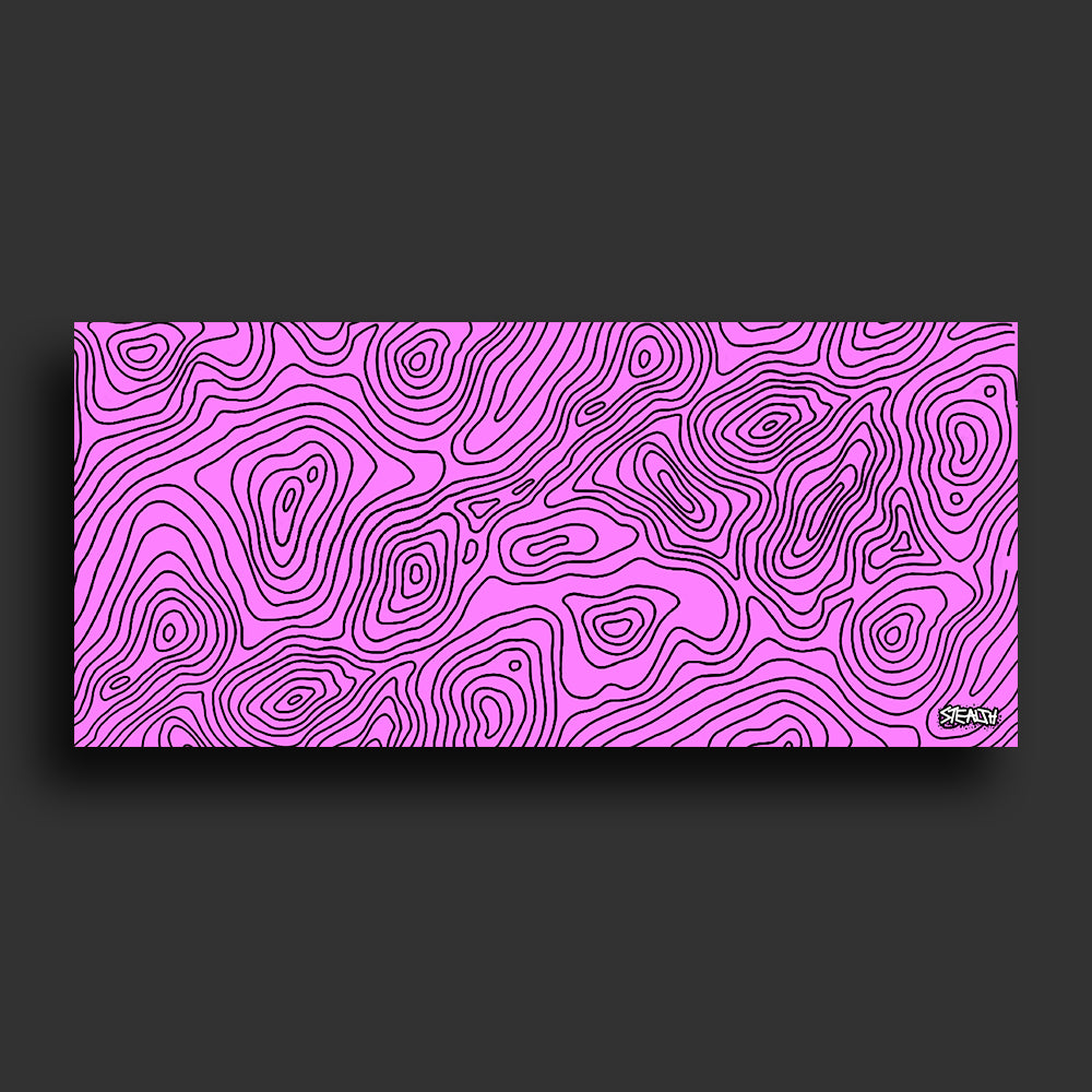 Stealth Gaming - Pink Topo Mouse Pad