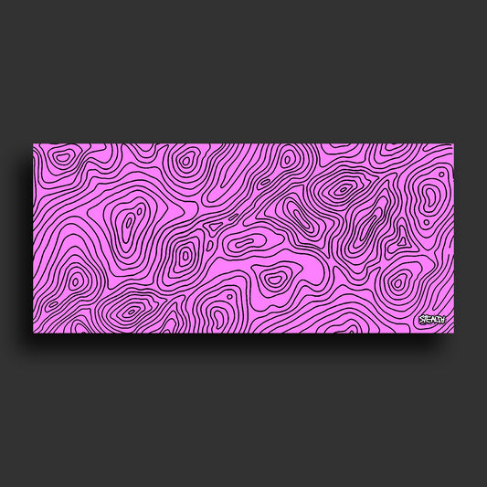 Stealth Gaming - Pink Topo Mouse Pad