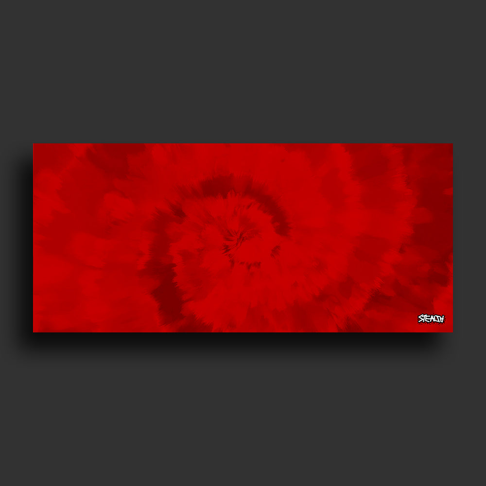 Stealth Gaming - Red Tie-Dye Mouse Pad