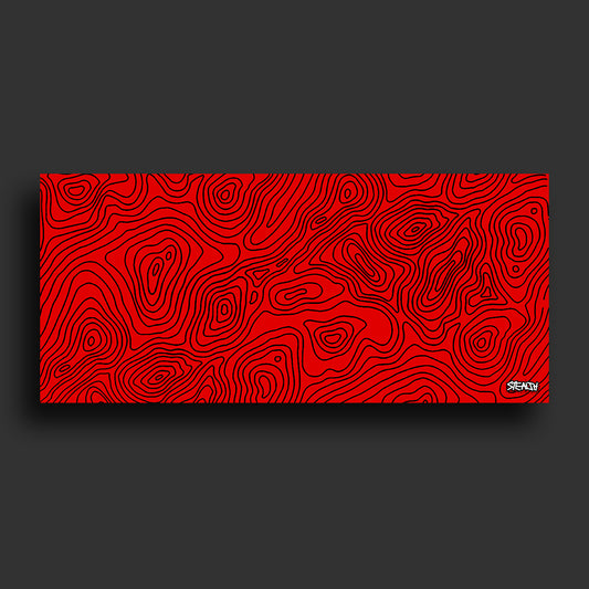 Stealth Gaming - Red Topo Mouse Pad