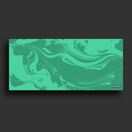 Stealth Gaming - Turquoise Ink Mouse Pad