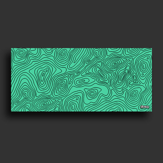 Stealth Gaming - Turquoise Topo Mouse Pad