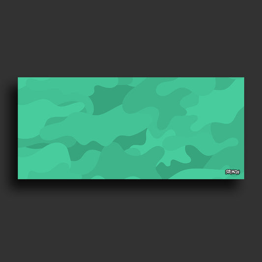 Stealth Gaming - Turquoise Camo Mouse Pad